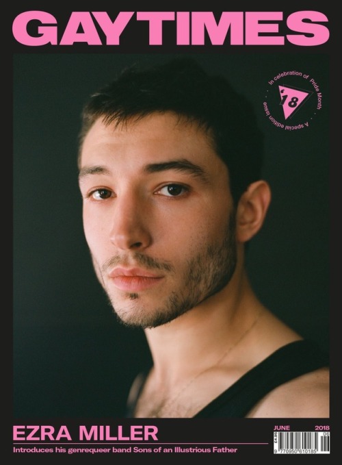 ezramill-r:Ezra Miller photographed by Harry Eelman for Gay Times Magazine June 2018 Issue.