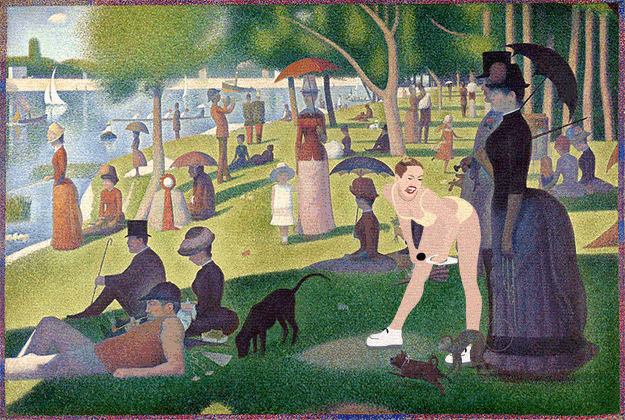 timothydelaghetto:  brittiepoo:  vitchtor:  Miley Cyrus twerks in famous paintings