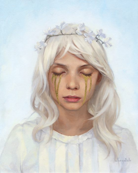 artforadults:  “Tears of the Saints” for Last Rites Gallery’s new by chrystal