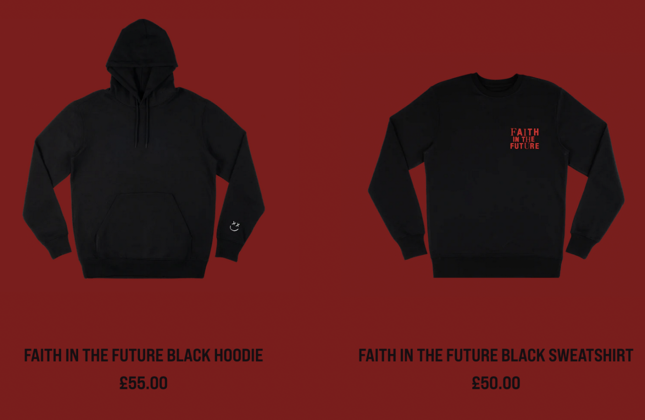 Faith In The Future World Tour – Louis Tomlinson Merch