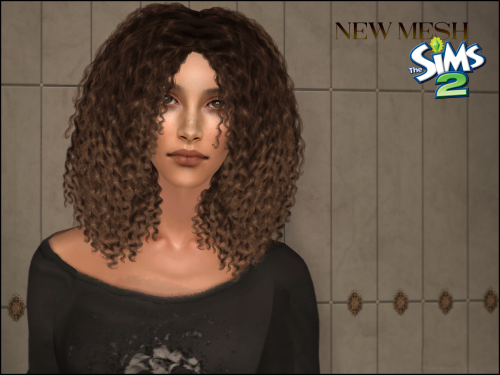 Hair N001F SecretGardenFor all ages, greys linked to blacks, color palette here. Polycount - 16.3kTe