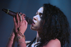 discolouring:  FKA Twigs at Union Transfer in Philadelphia, PA 11/7 