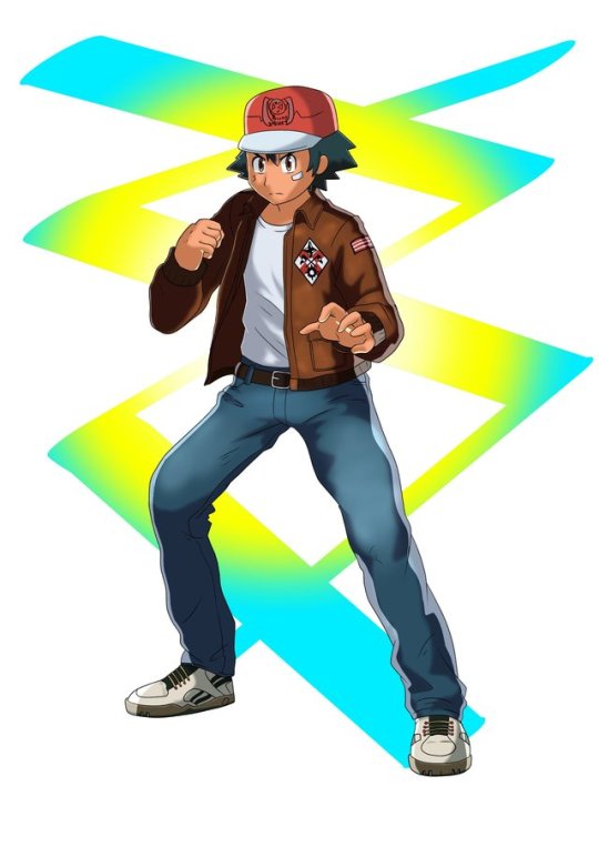 itsameluigi1290: Day 15 Ash Ketchum (Pokémon anime) wearing the default outfit of Ryo Hazuki (Shenmue)! 