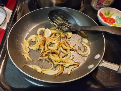 Recipe #118 -  Caramelized Onion &amp; Pecan Tart I always thought caramelizing onions invo