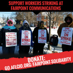 aflcio:Support the IBEW/CWA strike fund for