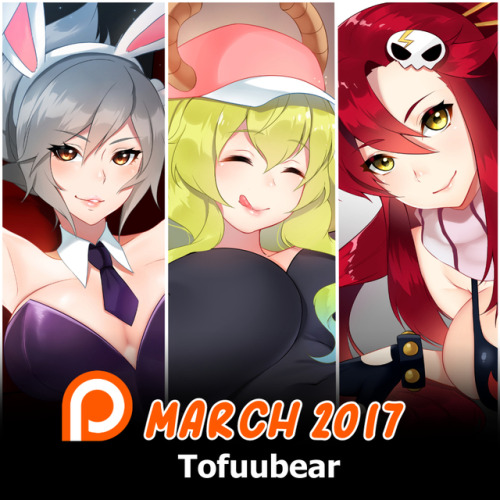 Porn tofuubear:  March reward is now on Gumroad! photos