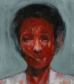 nuclearharvest:  Red Woman by Giuseppe Velardo 2014 