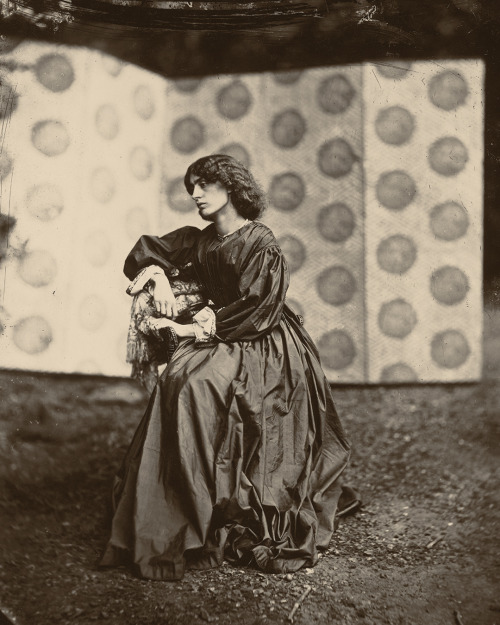 mysteriousartcentury: Jane Morris by John Robert Parsons, Summer 1865.