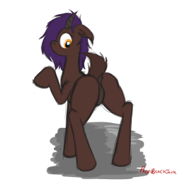 blackjacks-art-blog:  Goat butt. (If anyone