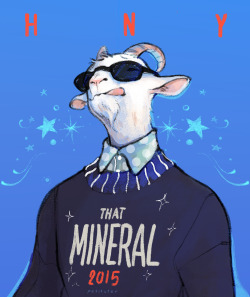 petitster:  HAPPY NEW YEAR 2015!!! Year of the Mineral Cravers… may the Mineral be with you. 4 months since i started this and GOD thank you all 500 followers omg i wasn’t expecting this ahhhhhhh i remember a few lovely ones giving me likes and reblogs