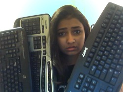 haramipakistani:  so many keyboards but im