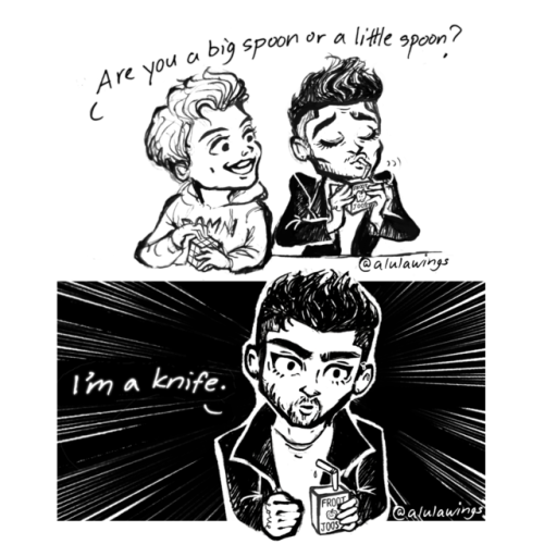 alulawings:Dialogue inspired by this from @incorrect-1d! 