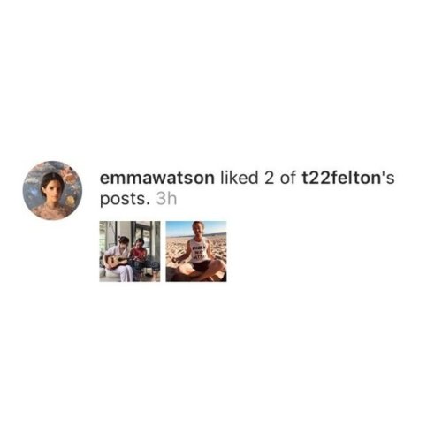 dramionefeltson:Emma liked Toms pics 》》Feltson pics  24.09.2019