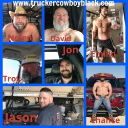 ghostbear2012:  So excited to be a part of this group of men and Trucker Cowboy Black as we raise money for The Trevor Project.   Guys check out the site every Sunday for a new guy is announced. So far these are the 2019 Calendar models still more to