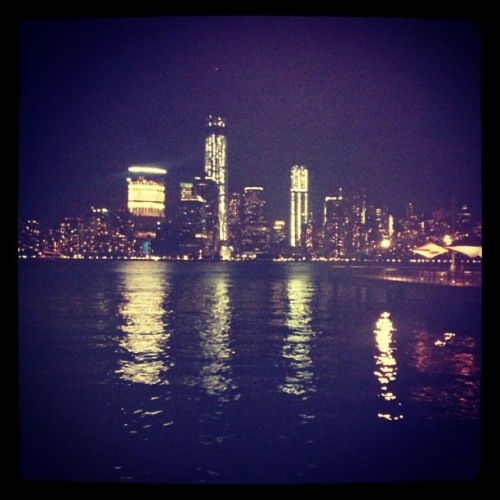 #nyc #jerseyview #iloveny #night #peace #water