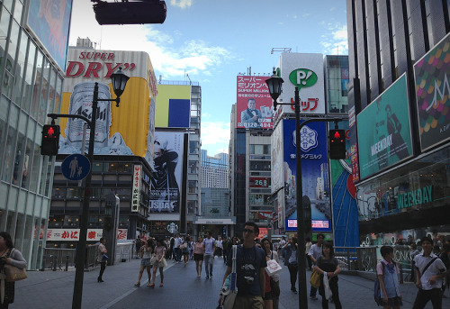 Aantal foto’s uit de stad Osaka en het dubieuze zijstraatje waar onze ryokan zich bevindt.