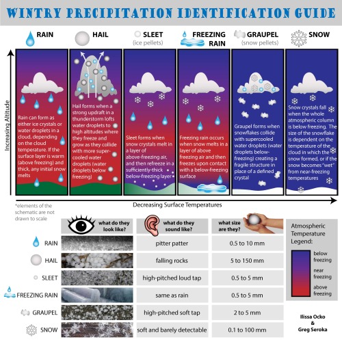 americangeophysicalunion:Ever wondered just what kind of cold precipitation is falling on you? Now y