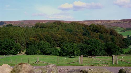 Farmland, North York Moors, England.