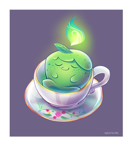 Green Tea scented litwick. one of the original first 9 litwick variations.