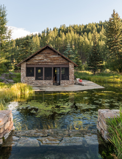 coolsoutherngentlemanslife:  georgianadesign:  Snake River residence - ‘sunroom,’