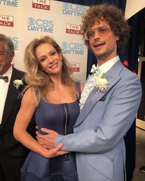 criminalmindsfeed: The Talk@TheTalkCBS “C-can I have this dance?” @GUBLERNATION and @ajc