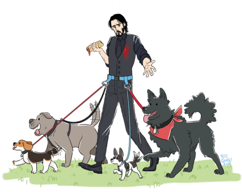 kunsti:John Wick, ex-assassin and professional dog walker