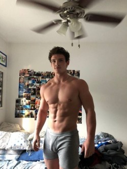 jakespot:  I was staying in my older cousin’s room. He kept walking around in his underwear and I couldn’t take my eyes off of outline of his dick. “You do like staring don’t you? Nothing’s changed.” “Sorry,” I blushed.“It’s cool,