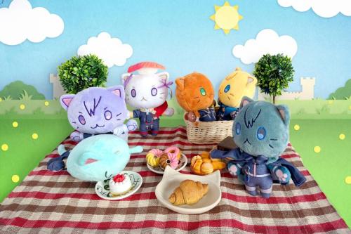 Time for a class picnic! 12cm FE3H cat plush keychains are up for preorder now!Our next stretch goal