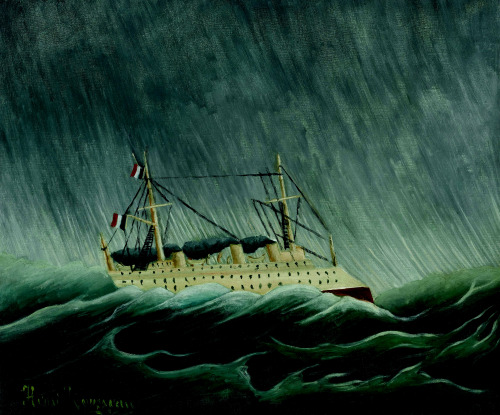 Le Navire dans la tempête = Ship in the StormHenri Rousseau, known as Le Douanier (French; 1844–1910