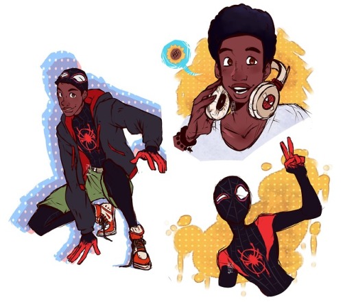 halumichan:MILES MORALES.This sunflower boy was just the best! I enjoyed him so much and I loved dra