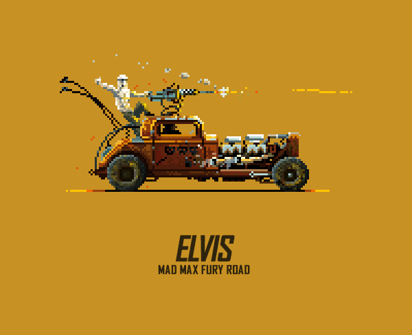 pixelartus:Mad Max: Fury Road (Pixel Art Part 1)Pixel Artist: Mazok Pixels (Illustration) / Misha Pe