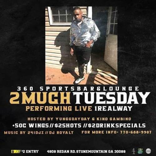 #TwoMuchTuesday #AtlantaMusic #IndependentArtist #UndergroundArtist #MusicBusiness #AtlantaMusicProd