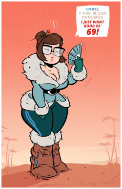 Mei Overwatch - Wishing For 69 -  Cartoony Pinup + Society6 Print  Can Someone Help