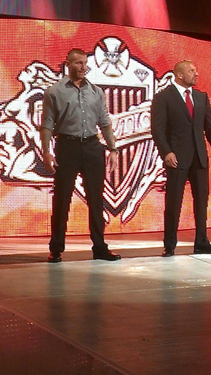 rwfan11:  welcome2my-playhouse:  Randy Orton sexxy ass had me drooling  ….you had really good seats! :-) 