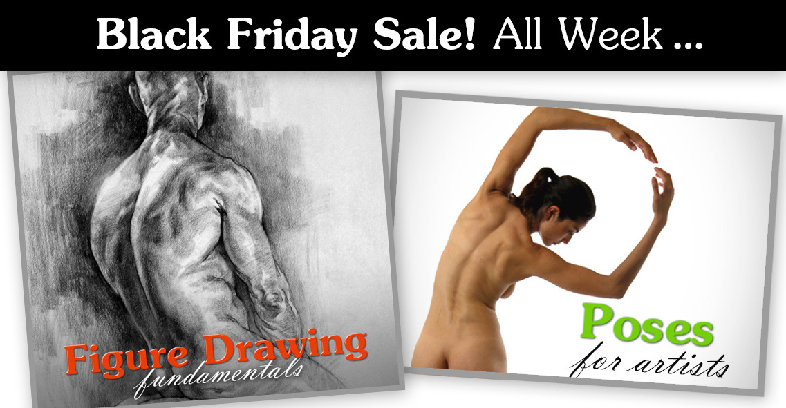 Here’s a Freebie for you guys. If you’re planning on getting the Full Figure Drawing Fundamentals Course, now is the time. Through Monday December 2nd, If you get Figure Drawing Fundamentals you’ll get TWO Art Model Pose Sets of your choice for...