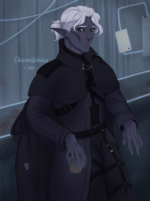 clockworkgalaxies:my corrupted grave cleric Corvis Orrelios. definitel your drinks for poisons befor