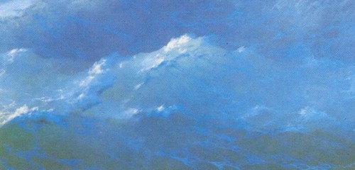 Details : Napoleon on island of St. Helen, 1897, by Ivan Aivazovsky.