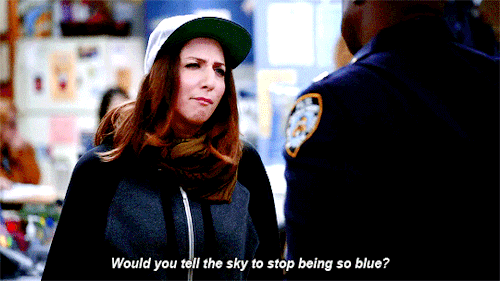 Would You Tell The Sky To Stop Being So Blue?