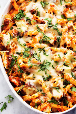 Do-Not-Touch-My-Food:  Chicken Parmesan Casserole 