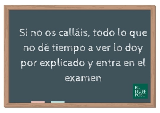 Día Mundial de los docentes: las 16 frases que absolutamente todos los profesores han dicho alguna vez.