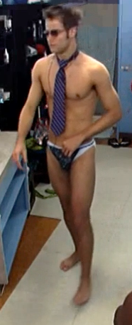 Drew in a thong