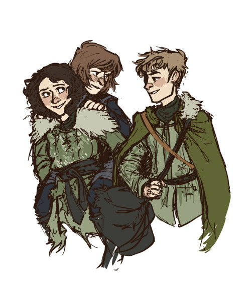 pembroke:BEST FRIENDSbran and the reeds give me life