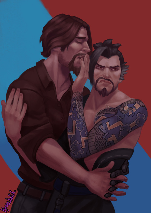 koettboid: Hanzo is not a fan of displaying affection openly. Mcree doesn’t give a shit.