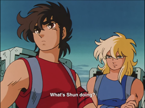 aquarius-saint:Seiya has been stuck as a third wheel for months and he’s still dealing with this shi
