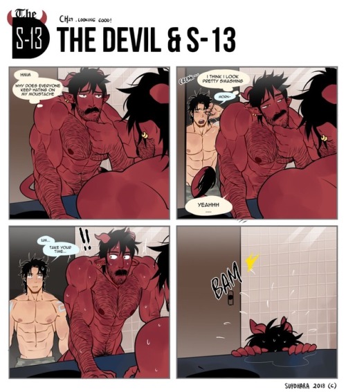 29. Looking good #bara#muscle#muscles#yaoi#muscular #the devil and s 13 #comic#comics#webcomic#webcomics#gay#gay comic