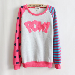 princessofsouthkorea:  POW! Sweatshirt ฬ 