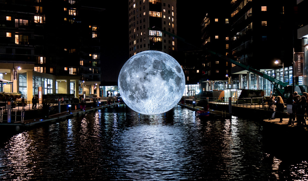 escapekit:  Museum of the Moon Multidisciplinary artist Luke Jerram has created several