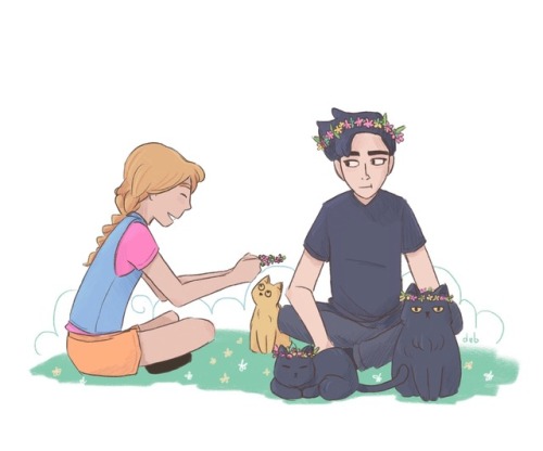 deboracabral:All cats must wear flower crowns.From a very productive conversation with @classy-sassy