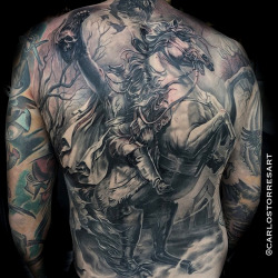 Thievinggenius:  Tattoo Done By Carlos Torres. @Carlostorresart