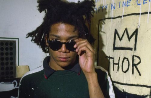 Sex twixnmix:  Jean-Michel Basquiat photographed pictures